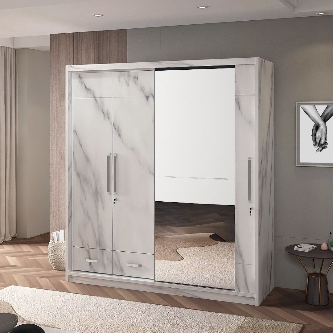 Marble 4D SS - Lemari Pakaian  - Product Photo