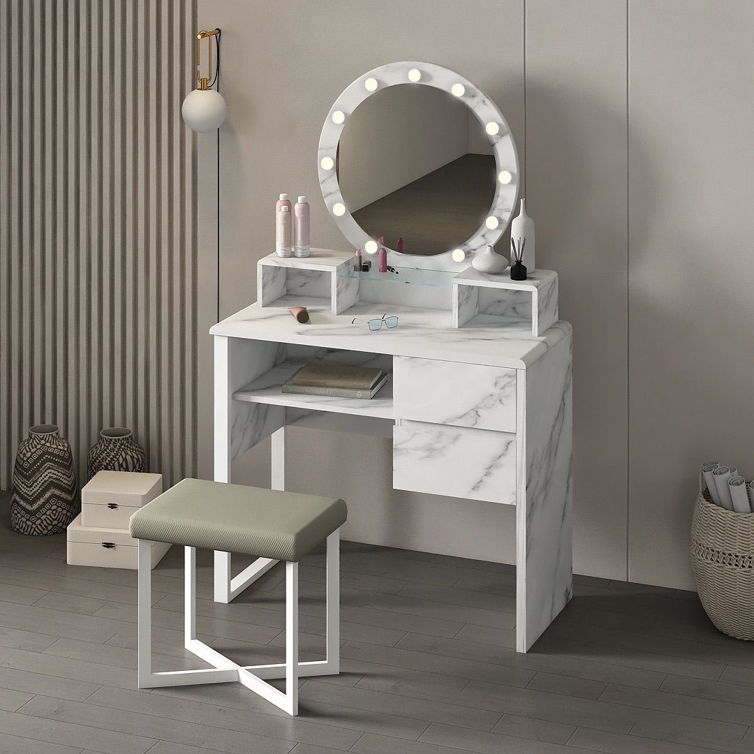 Marble 02 - Meja Rias - Product Photo